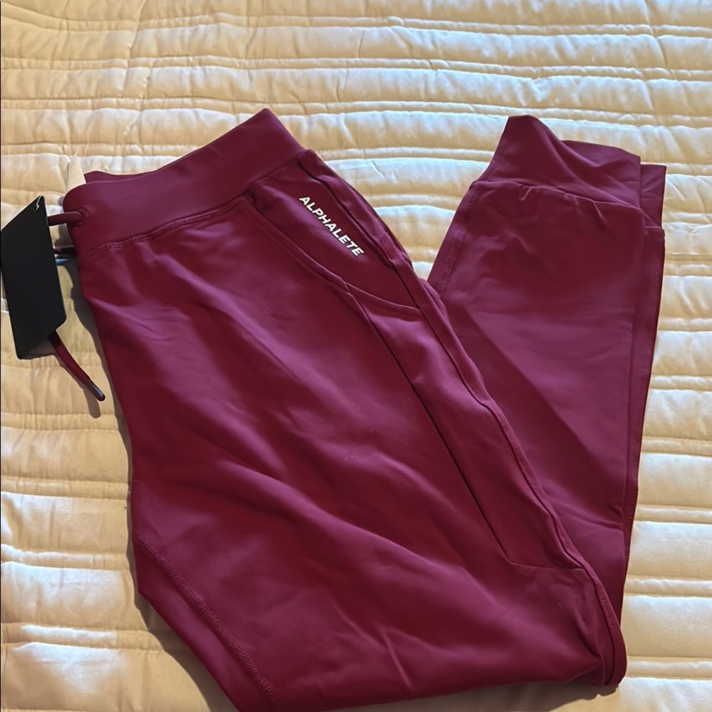 Alphalete Maroon Joggers